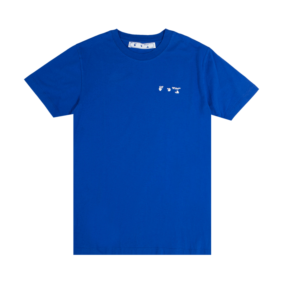 Off-White Logo Slim T-Shirt Blue