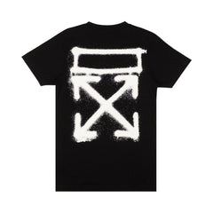 Off-White Spray Marker Slim Fit Black T-Shirt