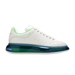 Alexander McQueen Oversized Sneaker Transparent Sole - White Blue