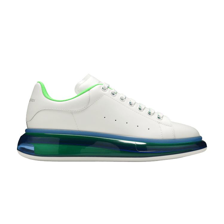 Alexander McQueen Oversized Sneaker Transparent Sole - White Blue