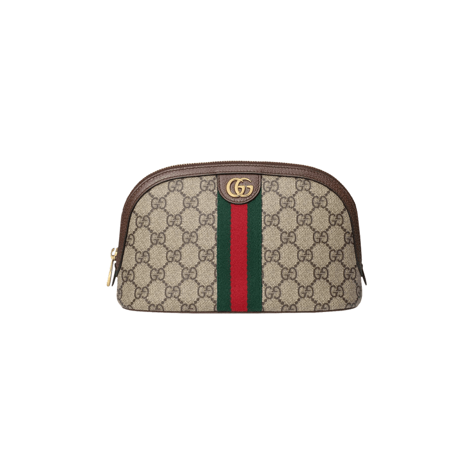 Gucci Ophidia Large Cosmetic Case Beige/Ebony