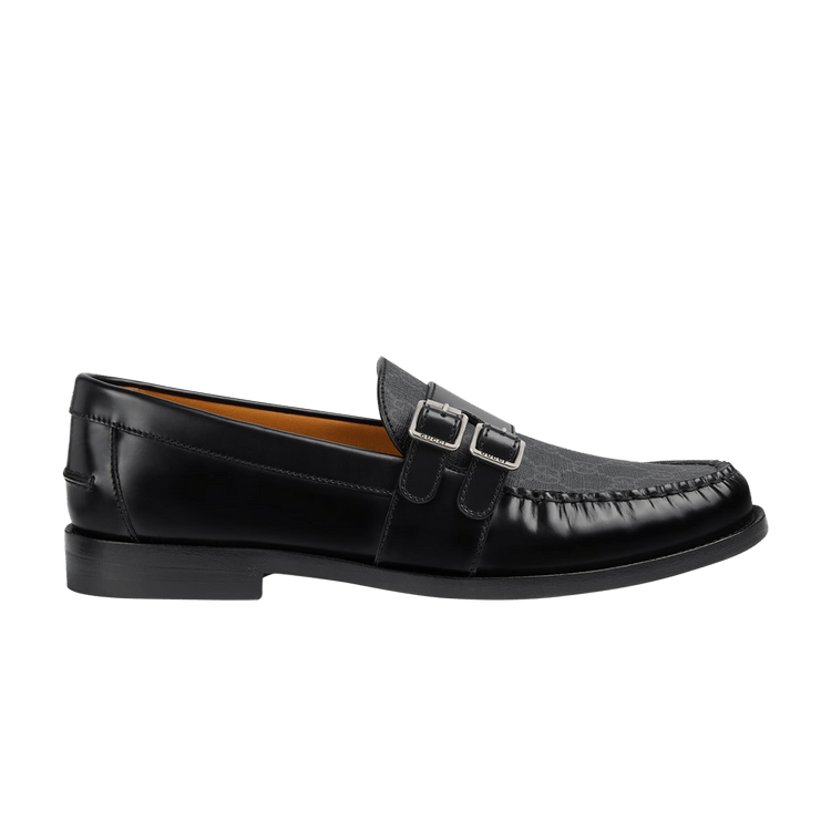 Gucci Buckle Loafer GG Monogram - Black