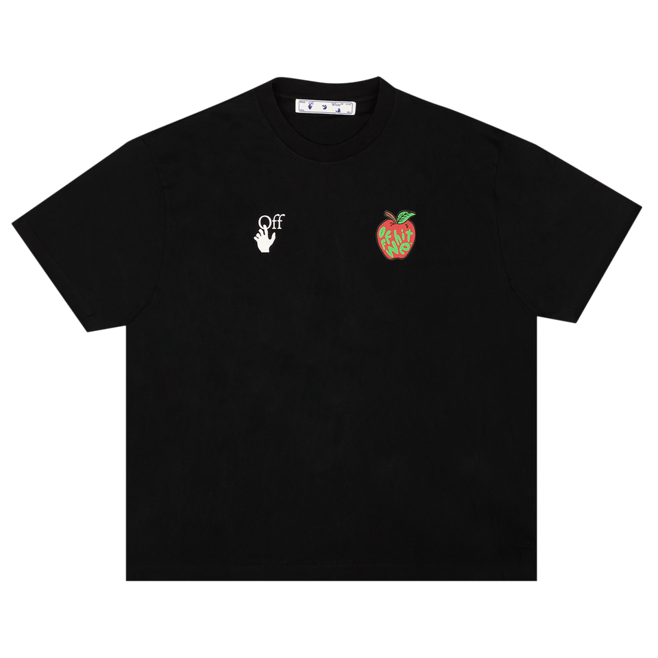 Off-White Apple Over T-Shirt Black/Red