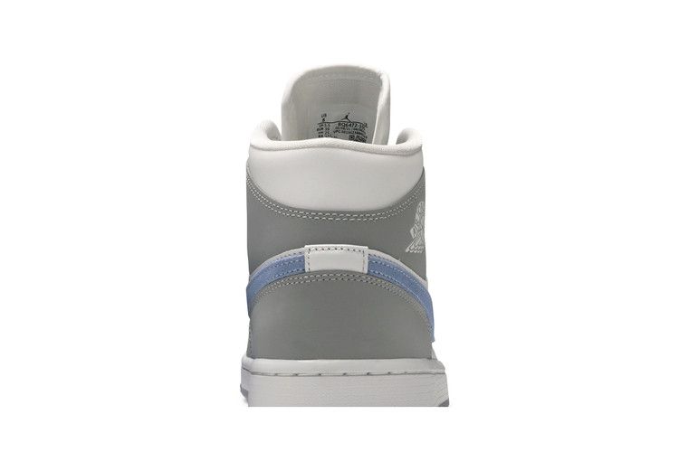 Wmns Air Jordan 1 Mid Wolf Grey Aluminum