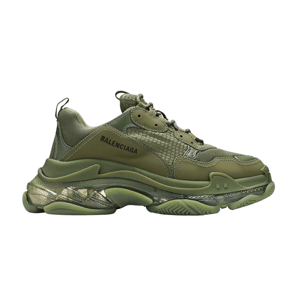 Balenciaga Triple S Sneaker Clear Sole - Green