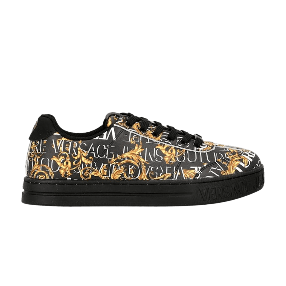 Versace Court 88 Black Baroque Print