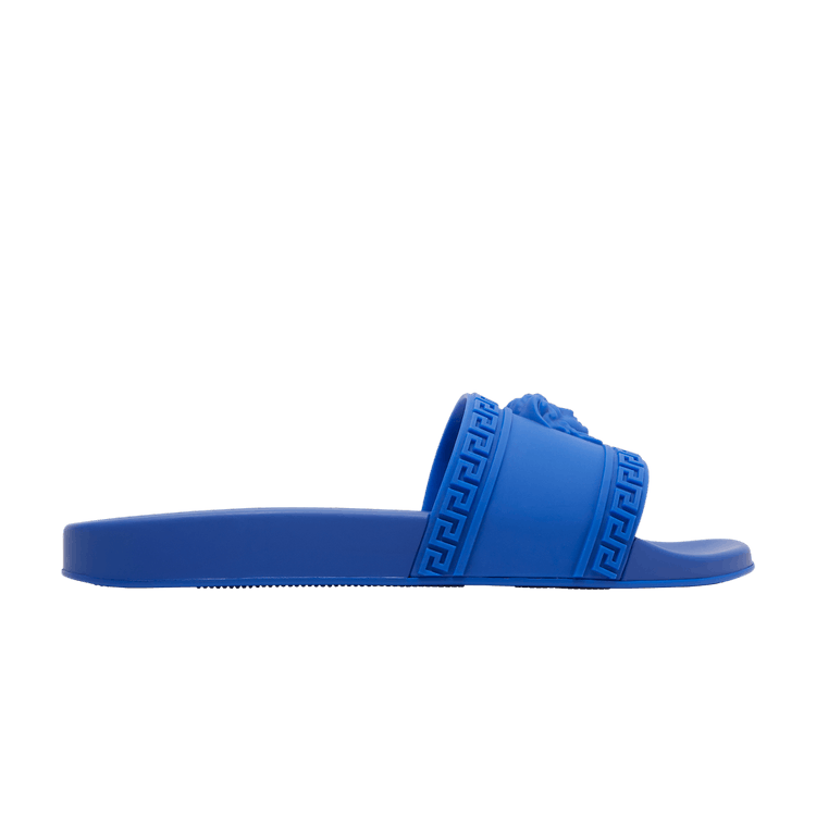 Versace Palazzo Medusa Pool Slide Royal Blue