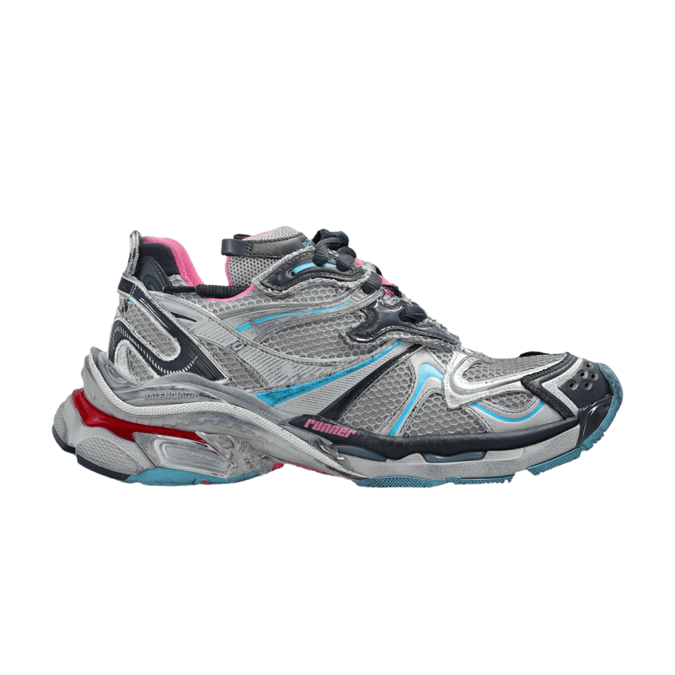 Balenciaga Runner 2.0 Grey Blue Pink Red