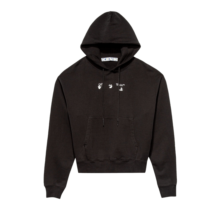 Off-White Marker Over Hoodie Black/Red