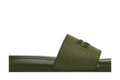 Alexander McQueen Pool Slide Green