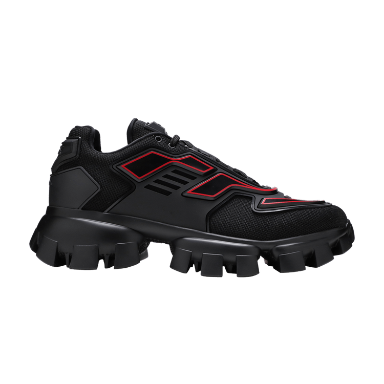 Prada Cloudbust Thunder Knit Black Red