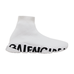 Balenciaga Speed Sneaker Midsole Graffiti - White Black