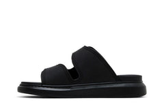 Alexander McQueen Hybrid Double Buckle Sandal Black