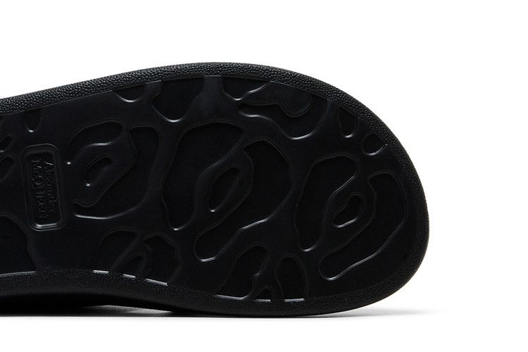 Alexander McQueen Hybrid Double Buckle Sandal Black