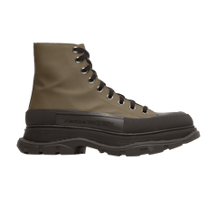 Alexander McQueen Tread Slick Boots Khaki Black