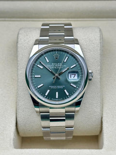 Rolex | Datejust | 126200 | Steel | 36 mm | Steel | Green | Automatic