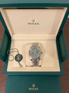 Rolex Datejust 41126334 Rolex Datejust 41 Mint Green Full set 2025