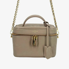 C553 - LOUIS VUITTON Gray Monogram Empreinte Vanity Bag