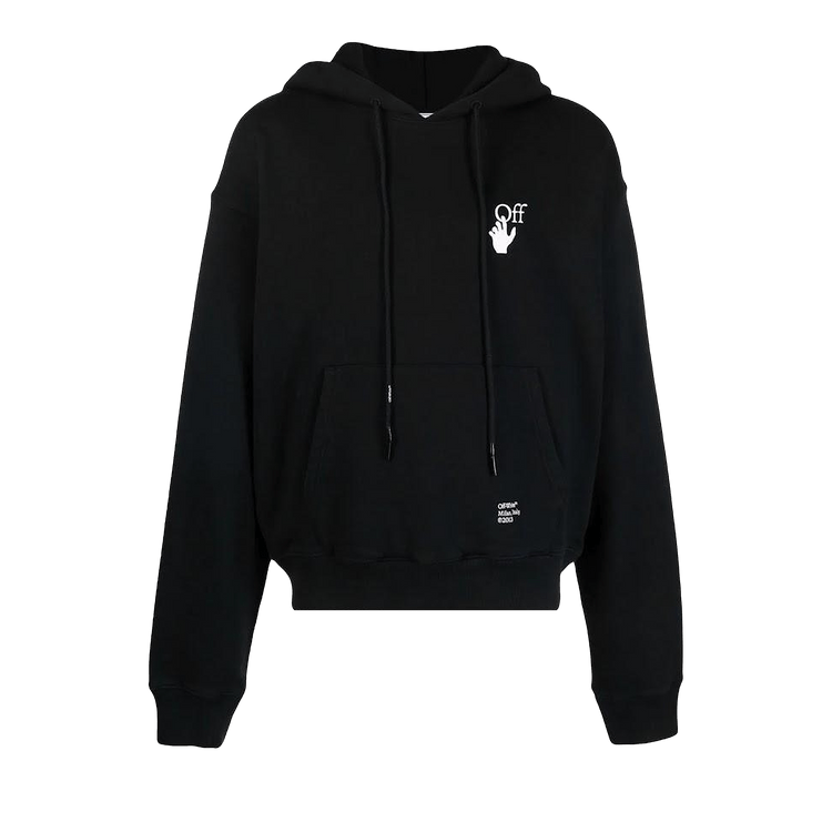Off-White Caravaggio Arrow Over Hoodie Black/White