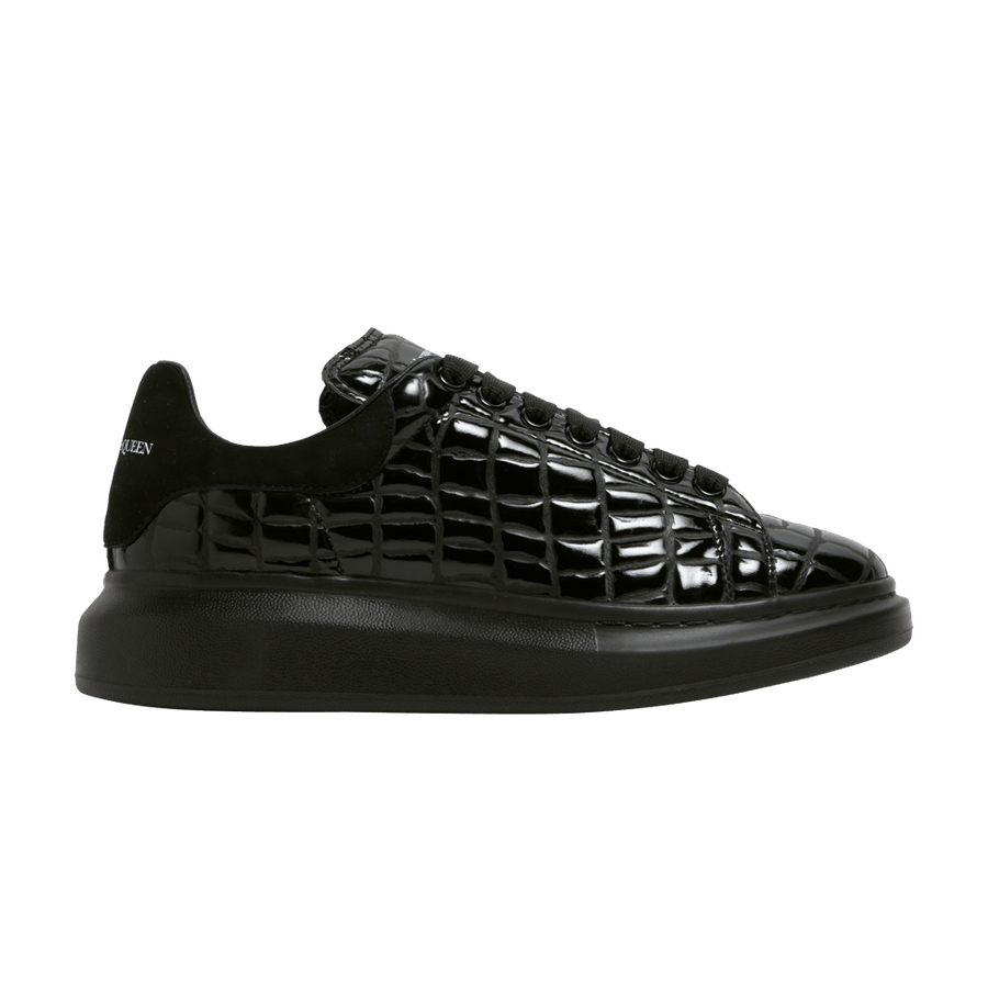 Alexander McQueen Oversized Sneaker Black Crocodile