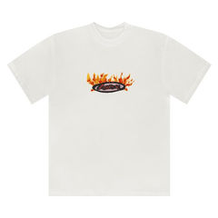 Cactus Jack by Travis Scott Flame T-Shirt White