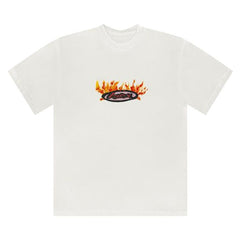 Cactus Jack by Travis Scott Flame T-Shirt White