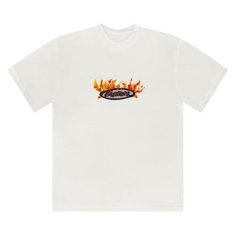Cactus Jack by Travis Scott Flame T-Shirt White