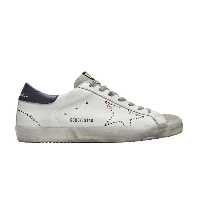 Golden Goose Superstar White Blue