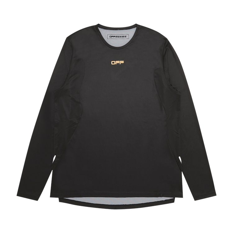 Off-White Active Long-Sleeve T-Shirt Black/Orange