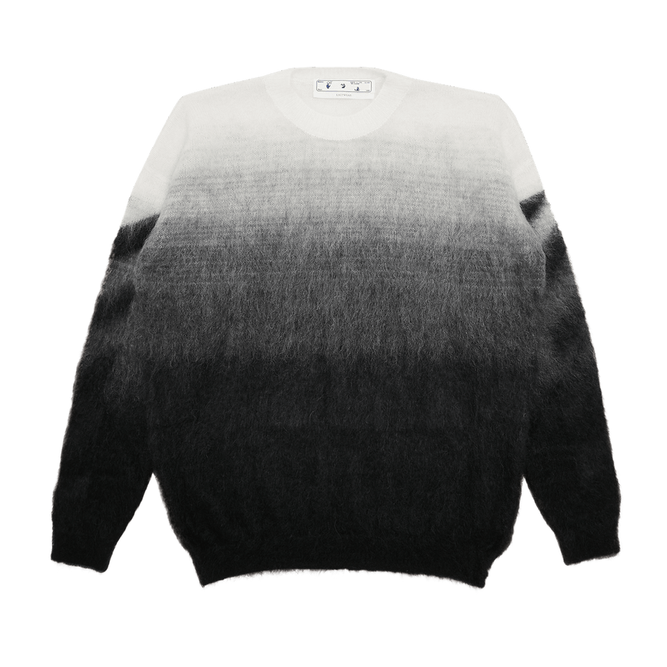Off-White Diag Brushed Knit Crewneck Black