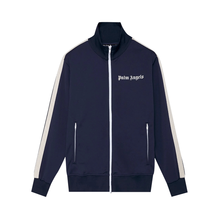 Palm Angels Classic Track Jacket Navy/White