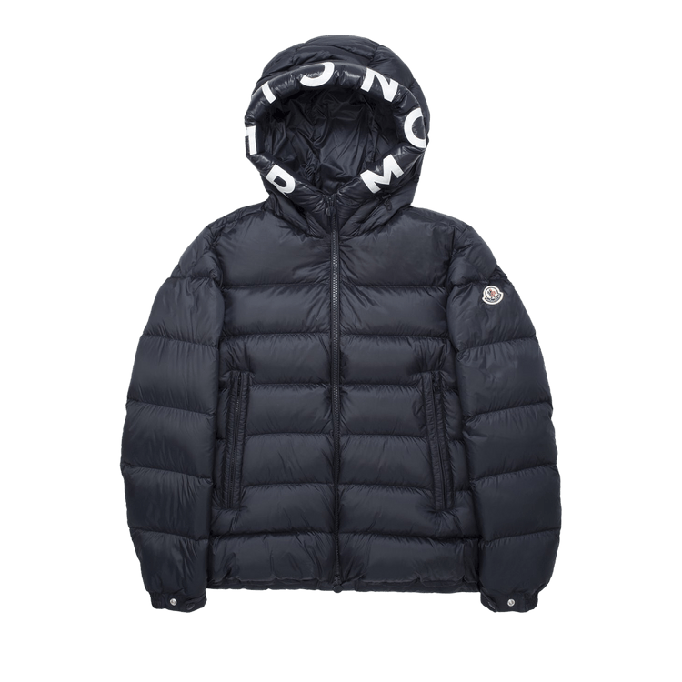 Moncler Salzman Full Zip Puffer Jacket Navy