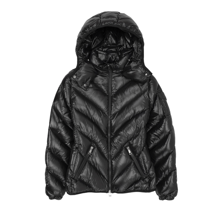 Moncler Brouel Shiny Puffer Jacket Black