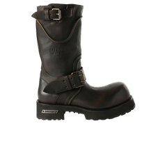 Balenciaga Venom Bootie Brown Silver