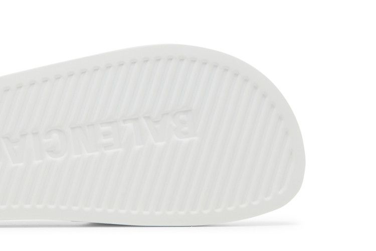 Balenciaga Pool Slides White Black