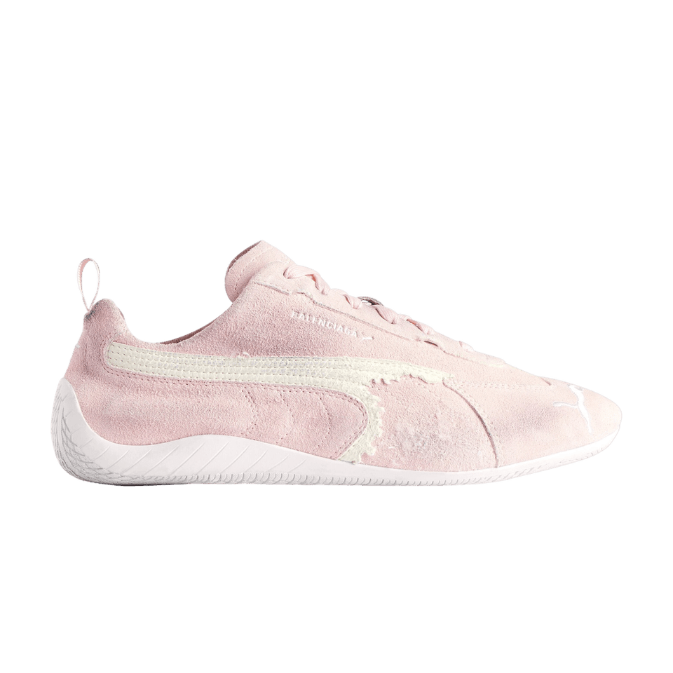 Balenciaga x Puma Speedcat Suede Distressed Pink White