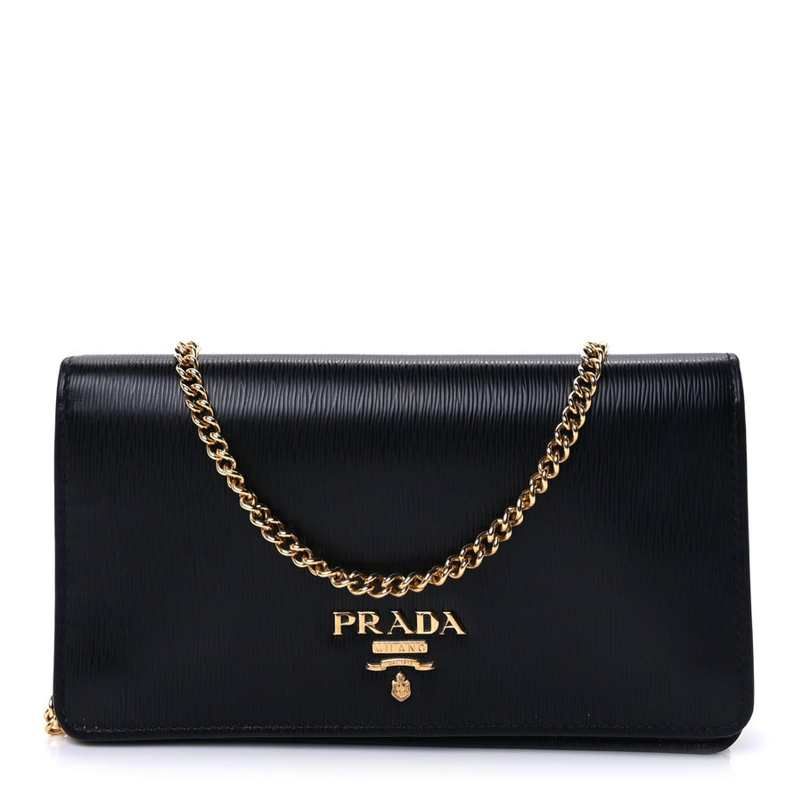 Prada Vitello Move Mini Crossbody Bag Black Black