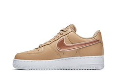 Wmns Air Force 1 '07 Essential 'Hemp Metallic Rose Gold'