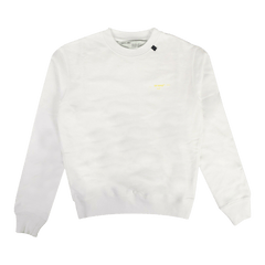 Off-White Acrylic Arrows Sweatshirt White