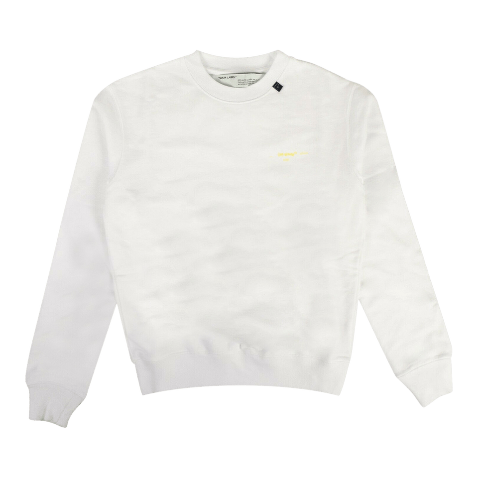 Off-White Acrylic Arrows Sweatshirt White