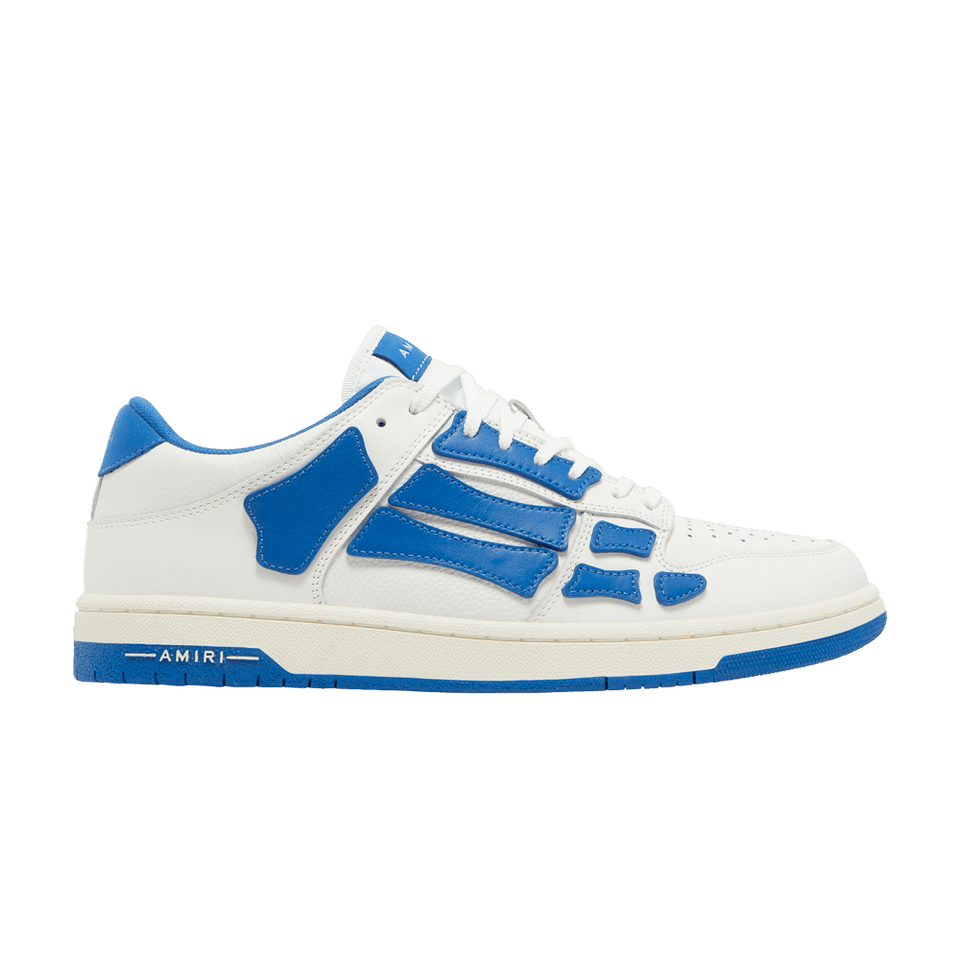 Amiri Skel Top Low White Blue