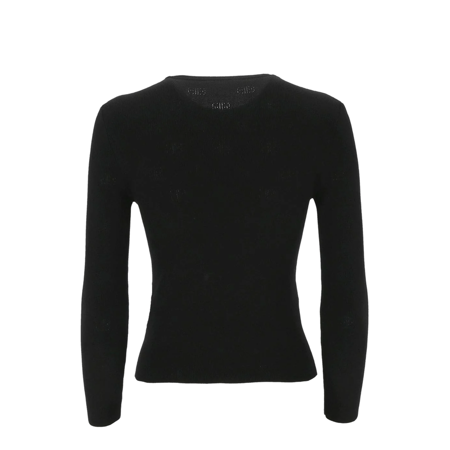 Open-Knit Wool Top