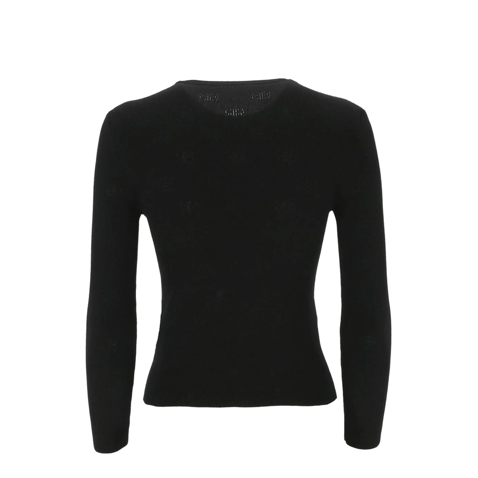Open-Knit Wool Top