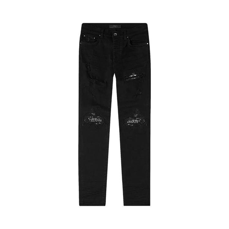 Amiri MX1 Bandana Jeans Black