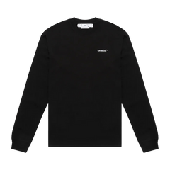 Off-White Caravaggio Arrow Skate Long-Sleeve T-Shirt Black/White