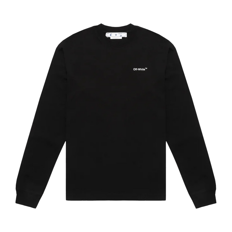 Off-White Caravaggio Arrow Skate Long-Sleeve T-Shirt Black/White