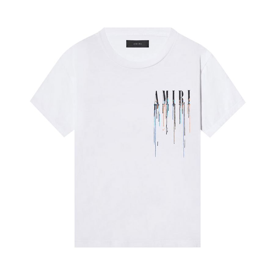Amiri Paint Drip Core Logo T-Shirt White