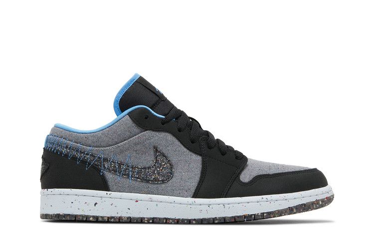 Air Jordan 1 Low Crater Black University Blue