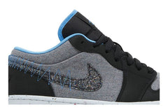 Air Jordan 1 Low Crater Black University Blue