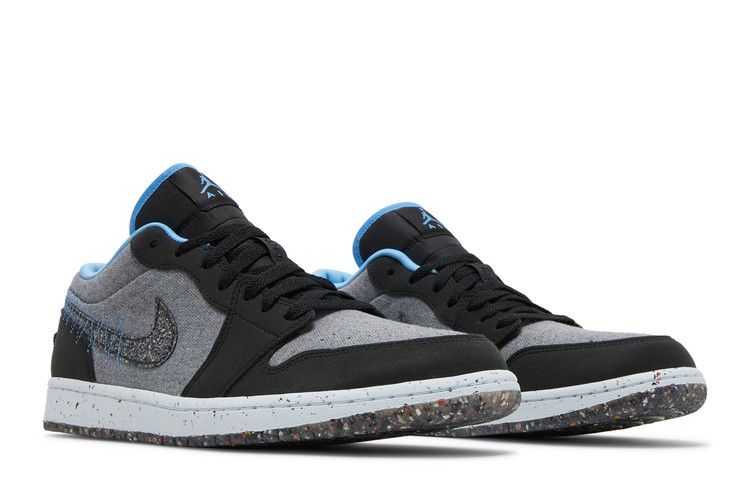Air Jordan 1 Low Crater Black University Blue